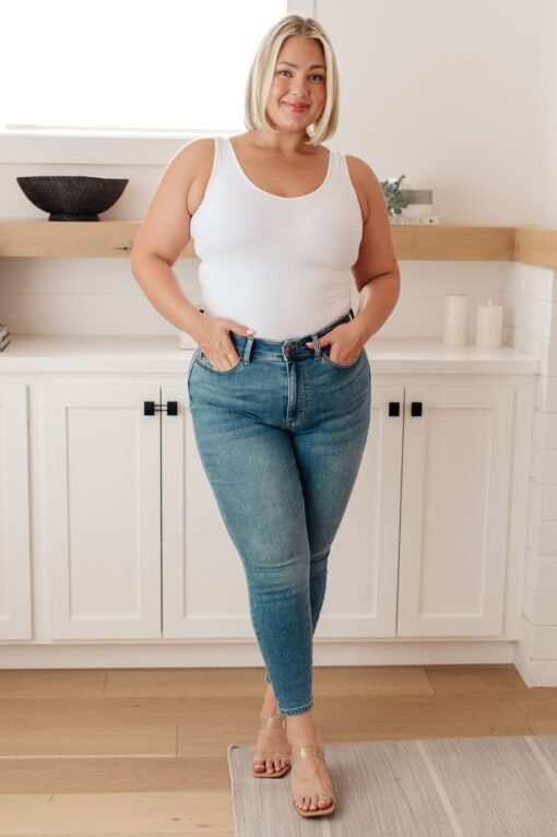Bryant High Rise Thermal Skinny Jean - Fashion Are Us