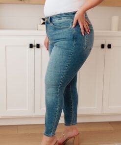 Bryant High Rise Thermal Skinny Jean - Fashion Are Us 