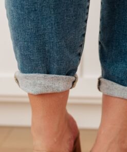 Bryant High Rise Thermal Skinny Jean - Fashion Are Us 