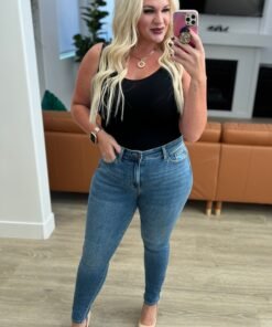 Bryant High Rise Thermal Skinny Jean - Fashion Are Us 